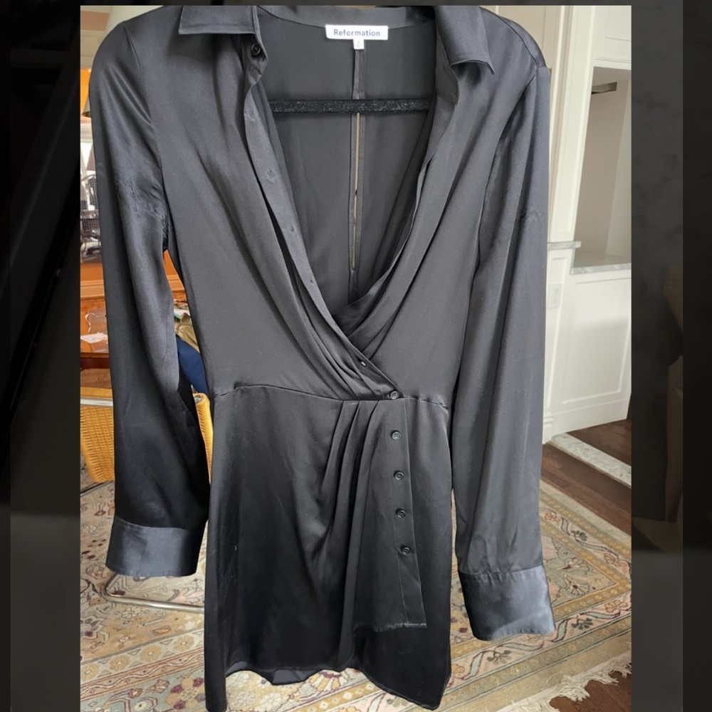 Reformation Silk Mini Dress